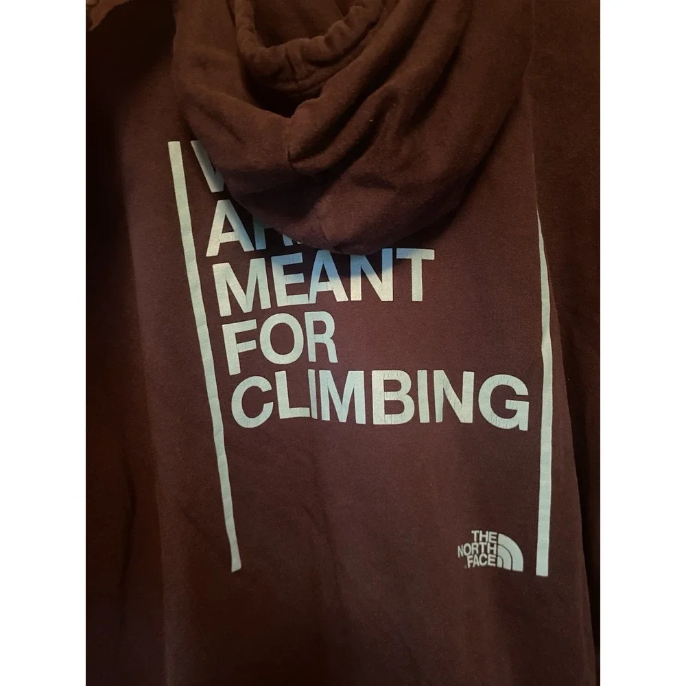 The North Face Walls Are Meant For Climbing Graphic Hoodie Sweatshirt Men's